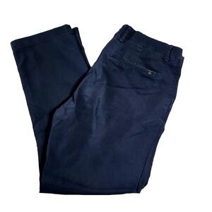 Spoke Sharps Build B Chino Pants Mens 34x29 Slim Fit‎ Stretch Casual Blue Turkey